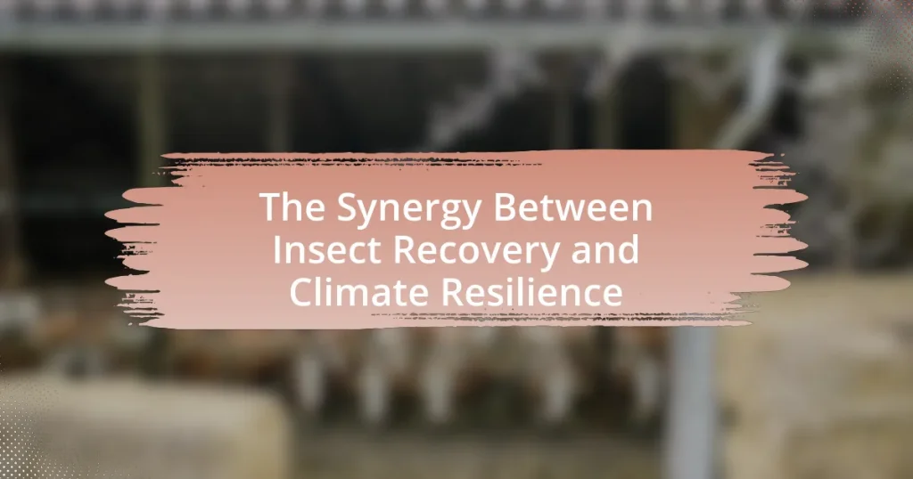 The Synergy Between Insect Recovery and Climate Resilience